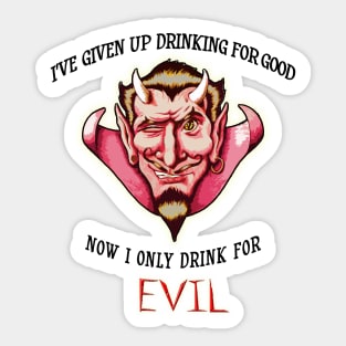 Giving Up Drinking for Good Sticker